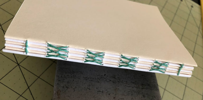 link stitch binding